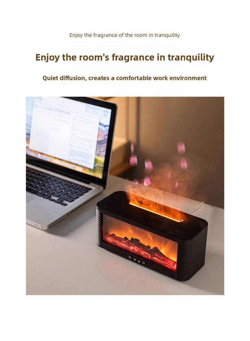 Fireplace Diffuser, Upgrade 7 Colours Flame Diffuser, 250ml Essential Oil Diffuser with Timer and Waterless Auto Off for Home Room Office - Image 4